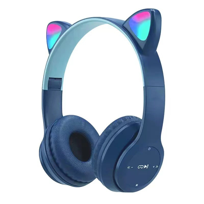 New Product P47M Head-mounted Cat Ear Bluetooth Headset